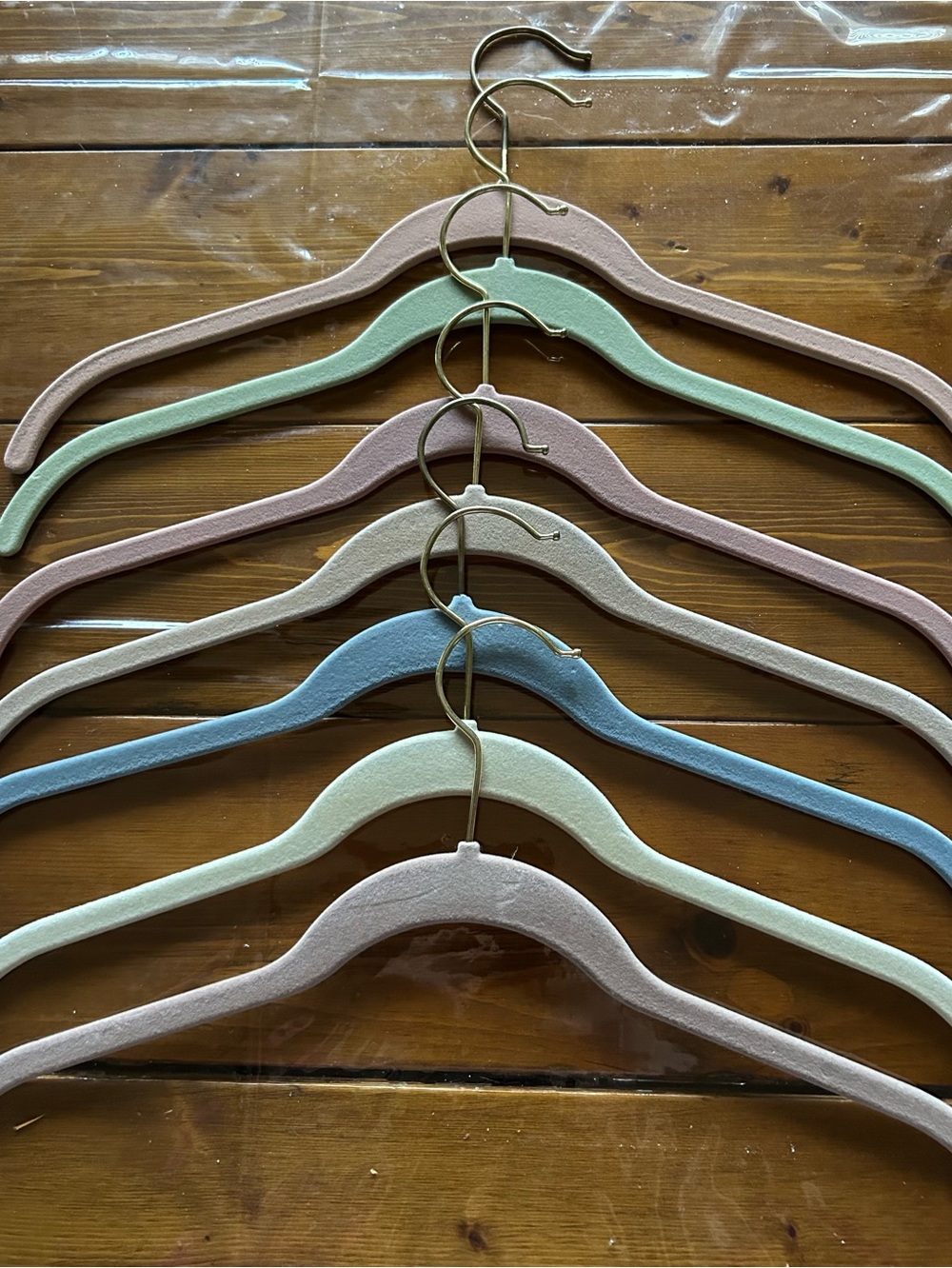 Lot of Fabric Covered Hangers